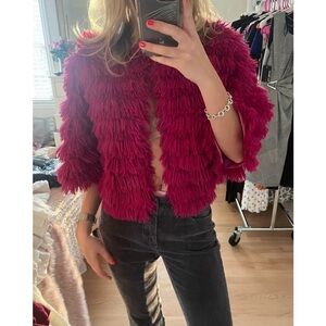 Anthropologie Pink Shawl